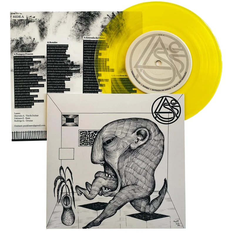 Lasso: S/T 7" clear yellow vinyl