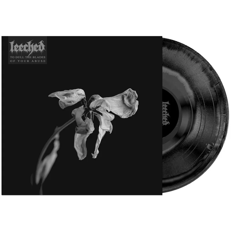 LEECHED 'TO DULL THE BLADES OF YOUR ABUSE' LP - BLACK SMOKE SWIRL