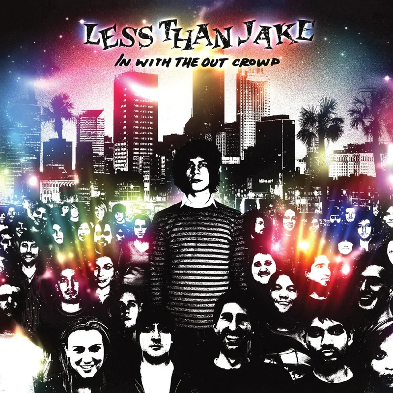 LESS THAN JAKE 'IN WITH THE OUT CROWD' LP - GRAPE