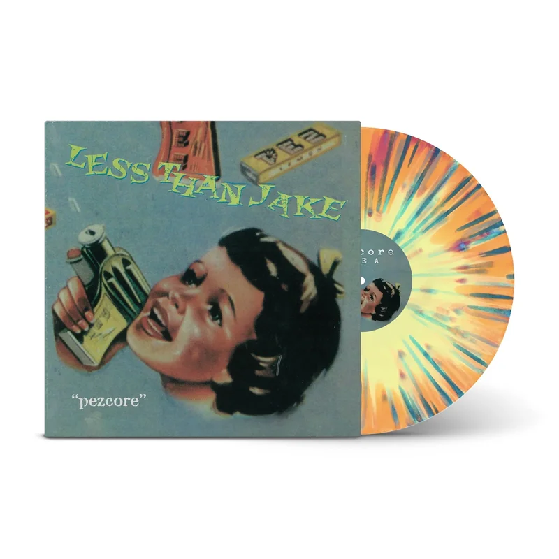 LESS THAN JAKE 'PEZCORE' LP - YELLOW/ORANGE/PURPLE