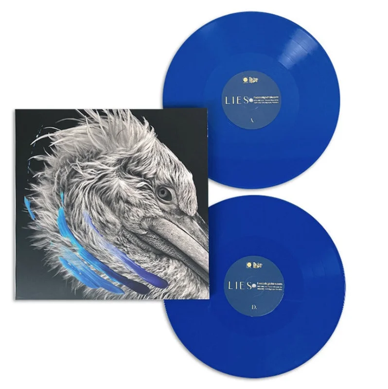 LIES (MIKE & NATE KINSELLA) LIES 2LP - EXCLUSIVE - LTD. 250 - DARK BLUE