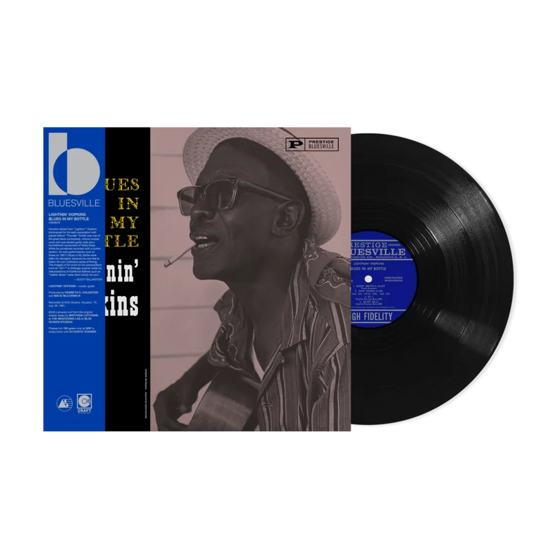 LIGHTNIN' HOPKINS - BLUES IN MY BOTTLE - VINYL LP