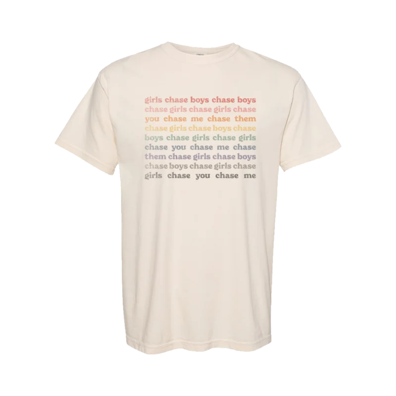 Limited Edition Rainbow Girls Chase Boys Ivory T-Shirt