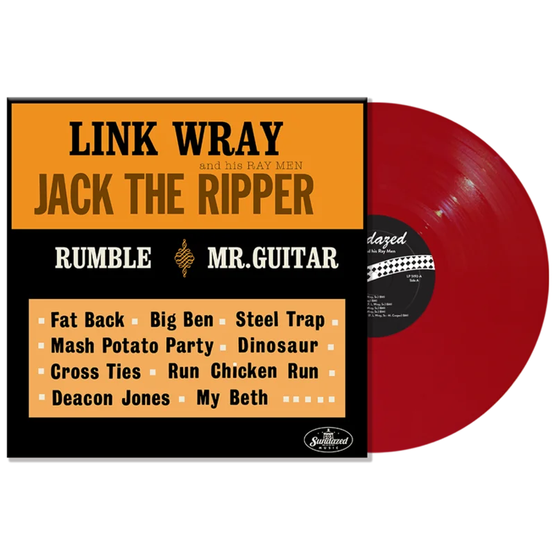 LINK WRAY AND HIS RAY MEN - JACK THE RIPPER - RED COLOR - VINYL LP
