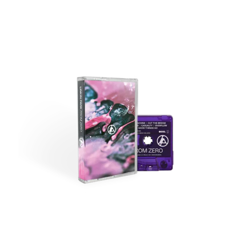 LINKIN PARK 'FROM ZERO' CASSETTE - TRANSPARENT PURPLE