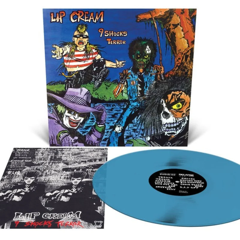Lip Cream: 9 Shocks Terror 12" (royal blue vinyl)