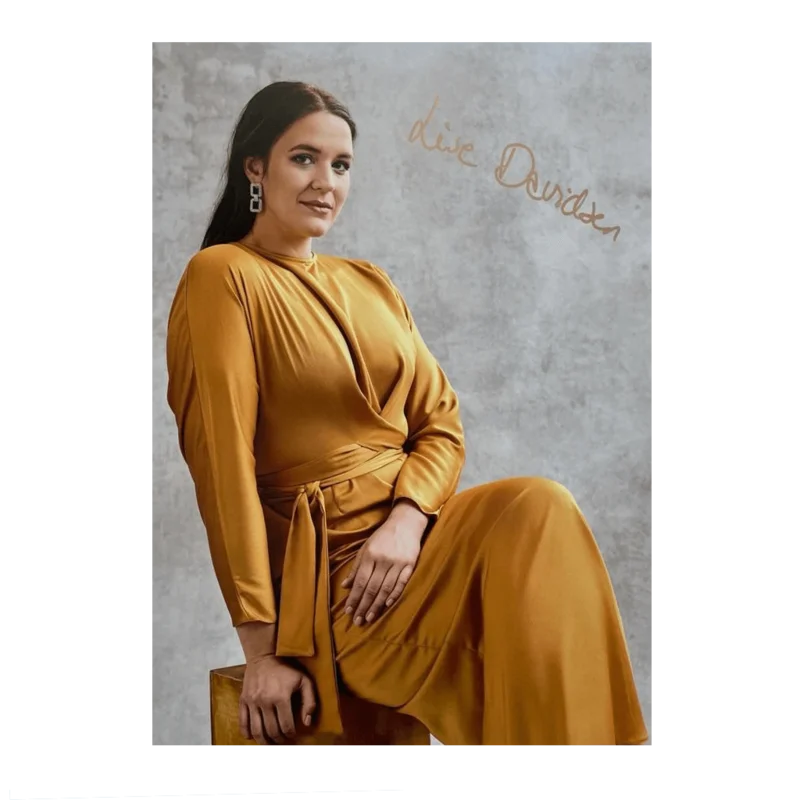 Lise Davidsen signed poster