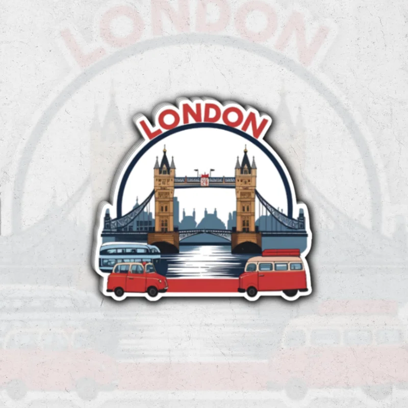 London country (SK Exclusive)- glossy vinyl sticker