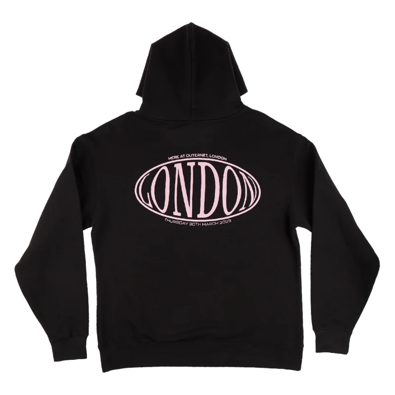 London Tour Hoodie: Black