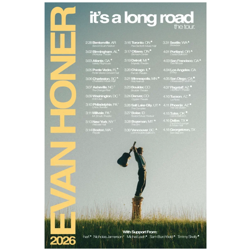 Long Road Spring 2026 Tour Poster