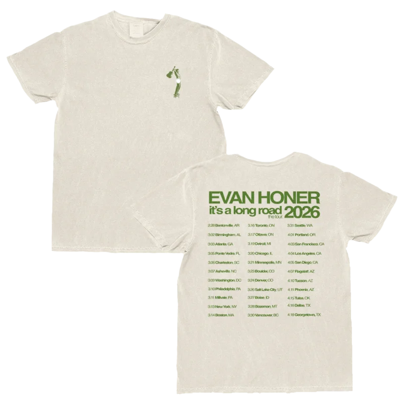 Long Road Spring 2026 Tour Tee