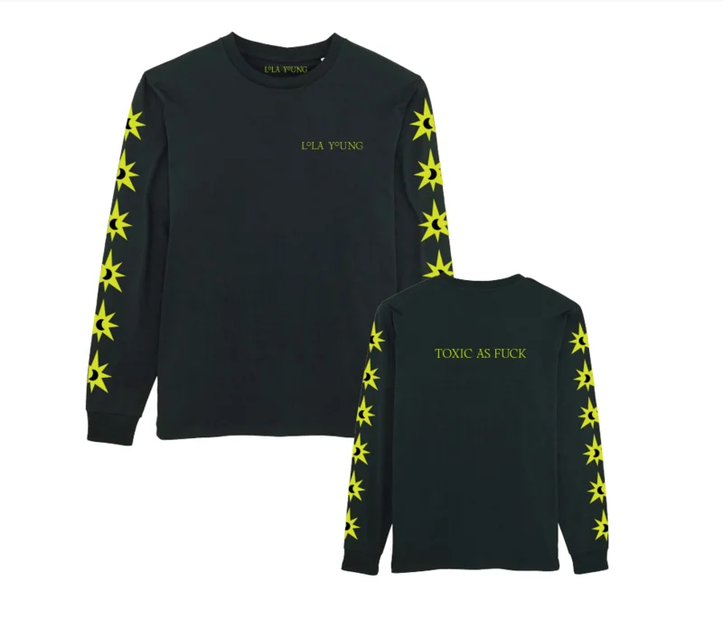 Long Sleeve Star Arm Tee (Black)