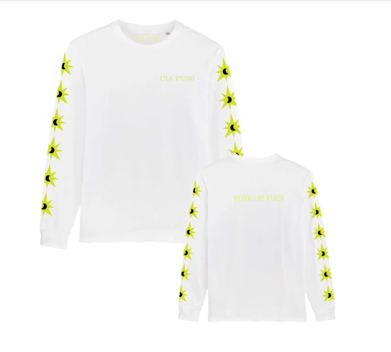 Long Sleeve Star Arm Tee (White)