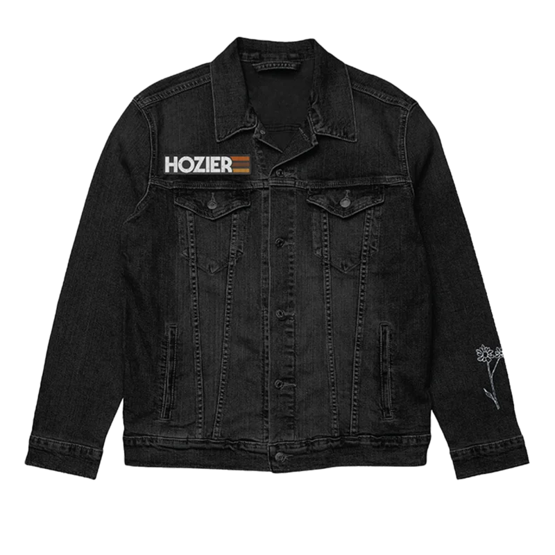 Lost In A Haze Black Denim Jacket