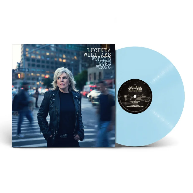 LUCINDA WILLIAMS - WORLD'S GONE WRONG - INDIE EXCLUSIVE - SKY BLUE COLOR - VINYL LP