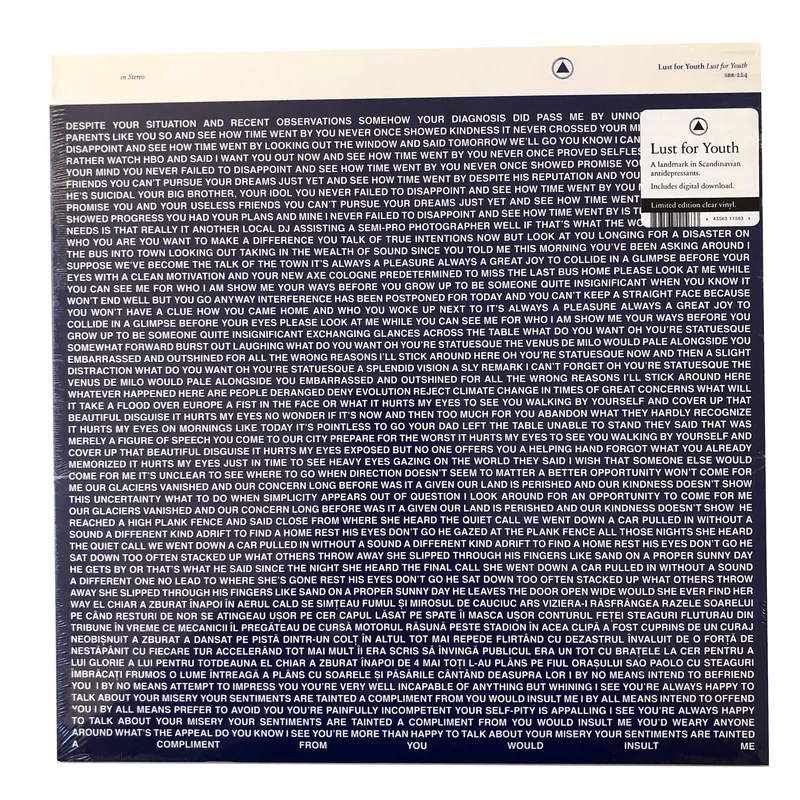 Lust for Youth: S/T 12"