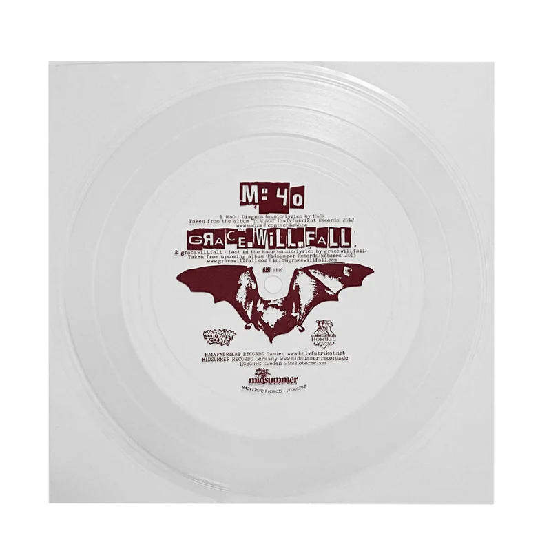 M:40 / Grace.Will.Fall: Split 7" promo flexi