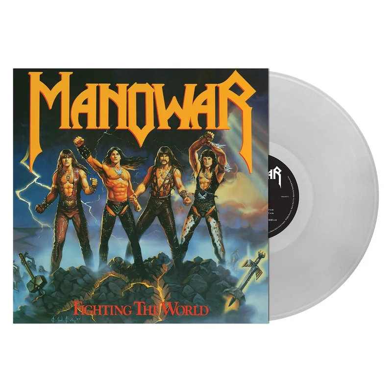 MANOWAR 'FIGHTING THE WORLD' CLEAR LP
