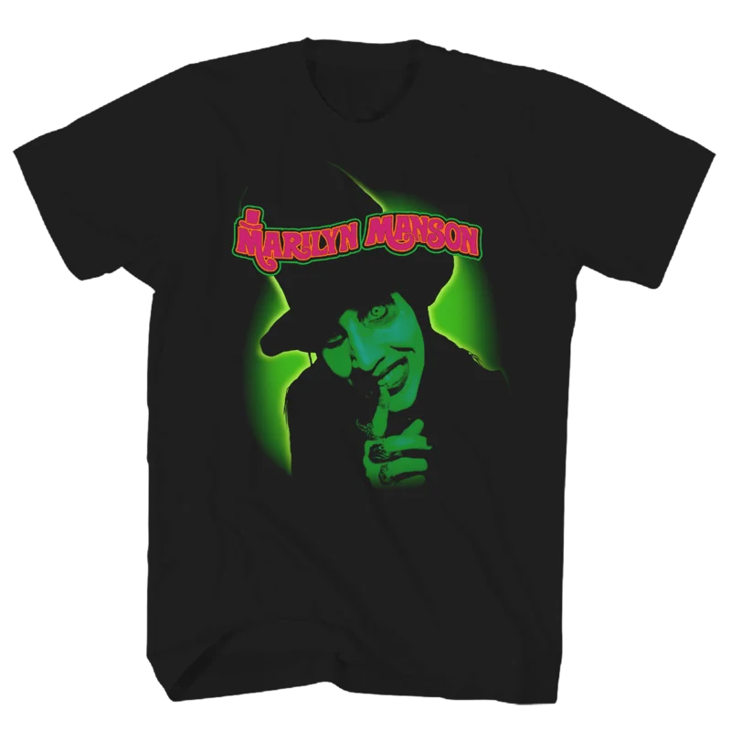 MARILYN MANSON SMELLS LIKE CHILDREN BLACK TEE BLACK
