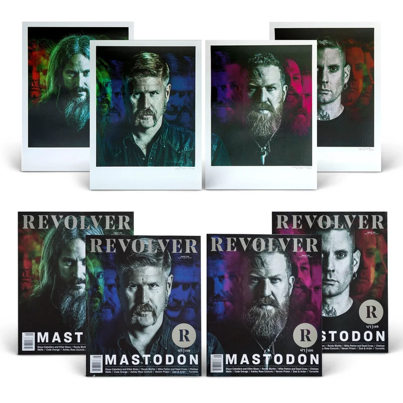 MASTODON MEGA SET - SILVER COLLECTORS EDITION FOUR-PACK + COLLECTORS EDITION 18 X 24 MASTODON PRINTS 4 PRINT SET