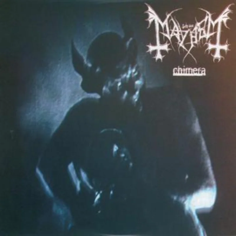 MAYHEM 'CHIMERA' LP - CRYSTAL CLEAR/BLACK MARBLED