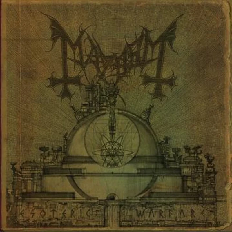 MAYHEM 'ESOTERIC WARFARE' 2LP - LTD. - YELLOW/WHITE MARBLED