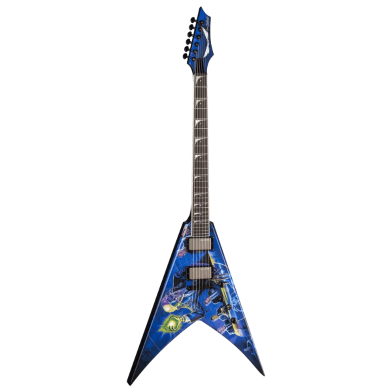 MEGADETH - DAVE MUSTAINE - SIGNATURE V RUST IN PEACE - MINI GUITAR
