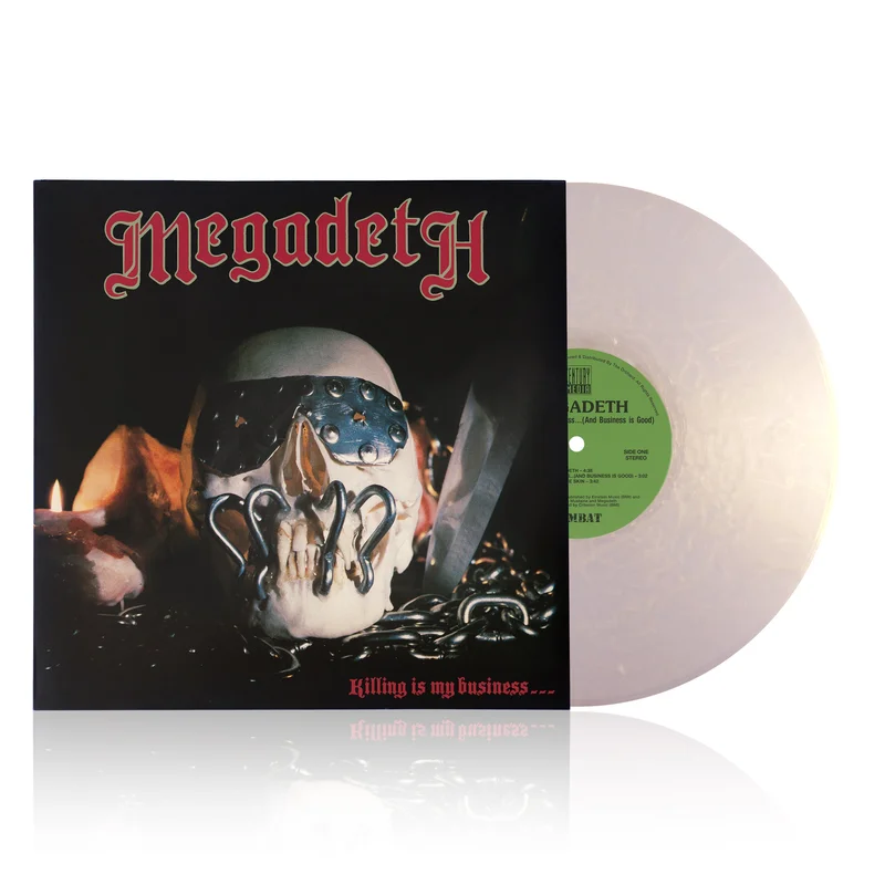 MEGADETH KILLING IS MY BUSINESS...AND BUSINESS IS GOOD! LP - EXCLUSIVE - LTD. 500 - IRIDESCENT GOLD