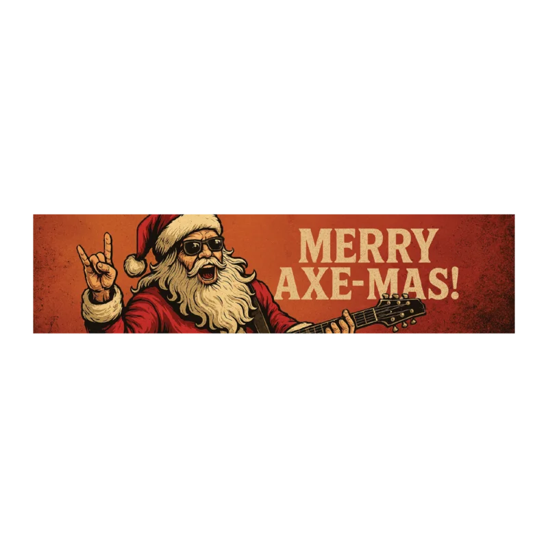 "MERRY AXE-MAS" MAGNETIC GRILL