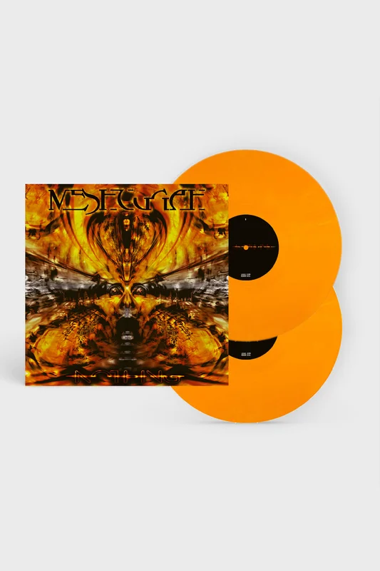 MESHUGGAH NOTHING 2LP - LTD. 500 - ORANGE/WHITE MARBLE