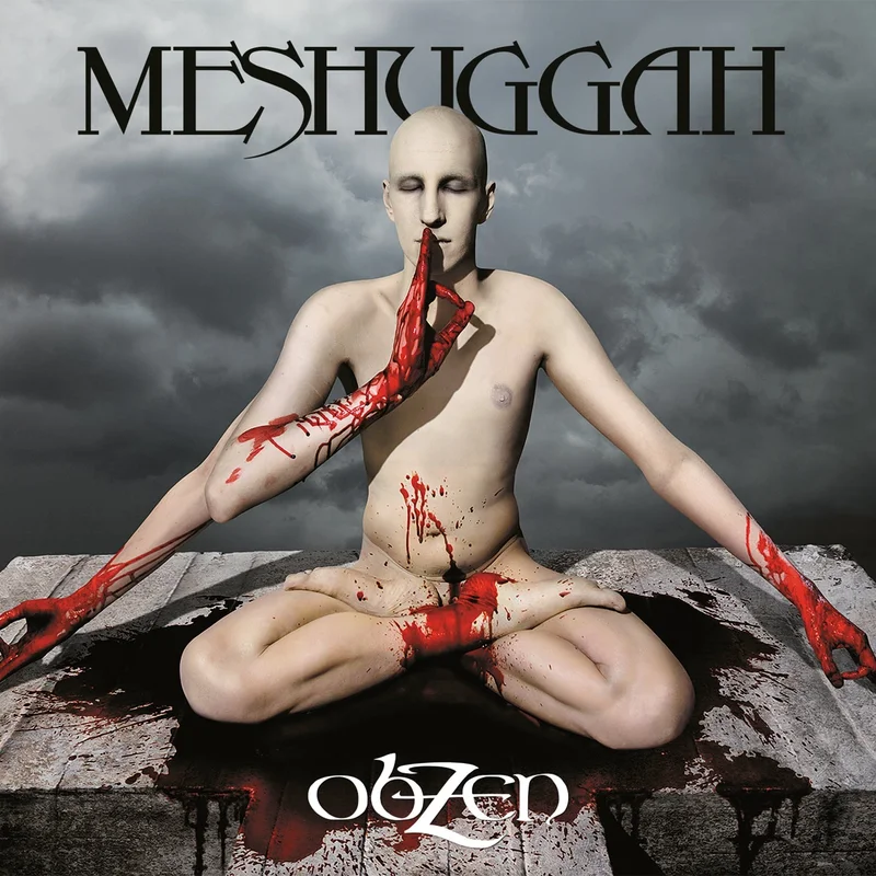 MESHUGGAH 'OBZEN' LP - WHITE/BLUE/BLACK