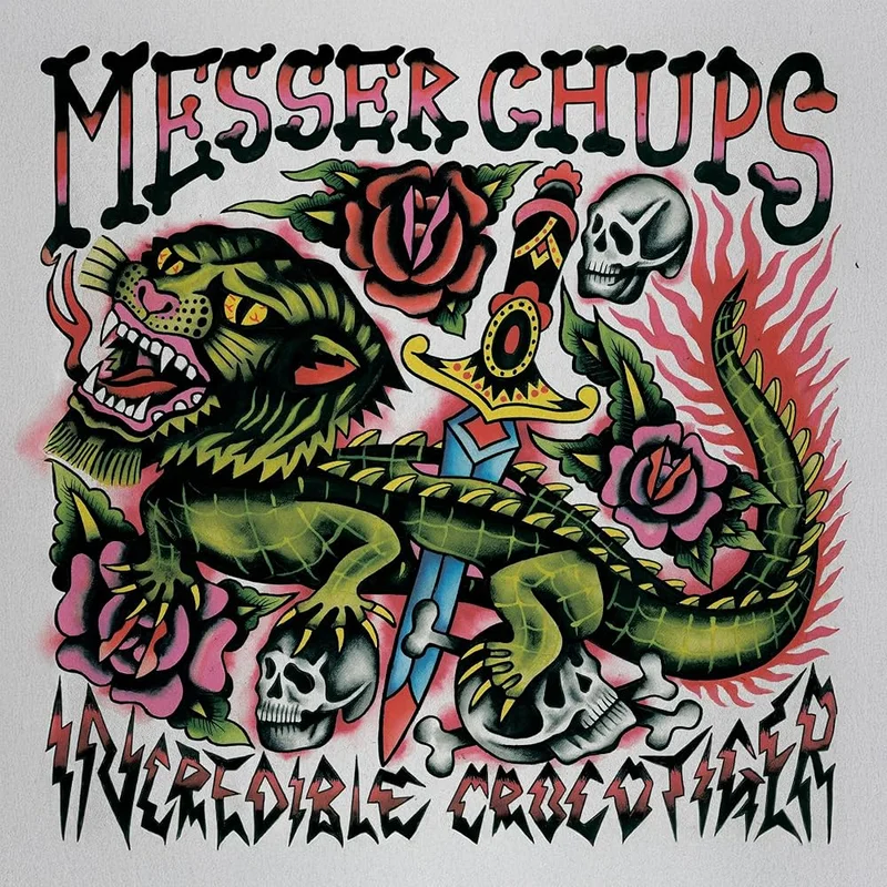 MESSER CHUPS - INCREDIBLE CROCOTIGER - GREEN COLOR - VINYL LP