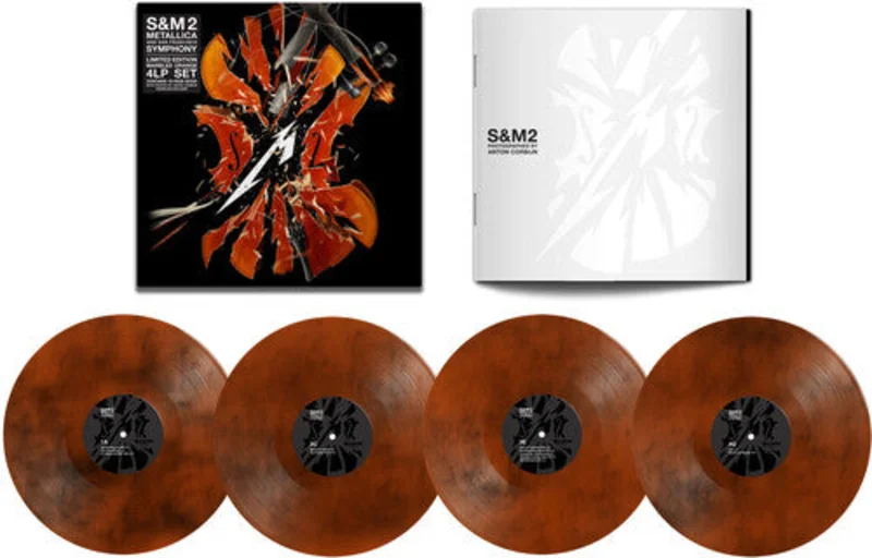 METALLICA 'S&M2' 4LP - MARBLED ORANGE