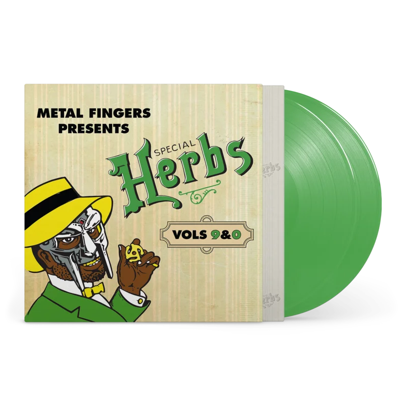 MF DOOM 'METAL FINGERS PRESENTS: SPECIAL HERBS VOL. 9 & 0' 2LP - EVERGREEN