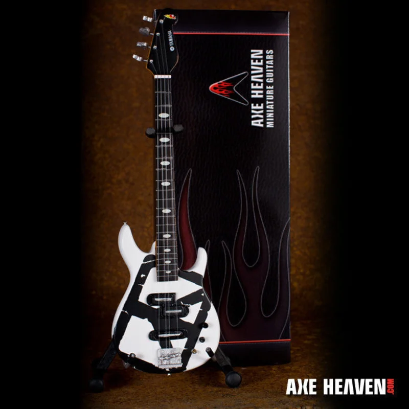 MICHAEL ANTHONY - WHITE CHICKENFOOT - MINI BASS GUITAR