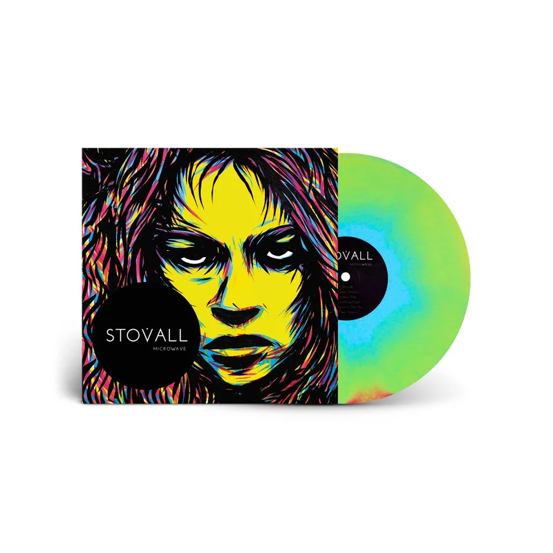 MICROWAVE STOVALL 10TH ANNIVERSARY EDITION LP - LTD. 300 - BLUE/YELLOW/PINK