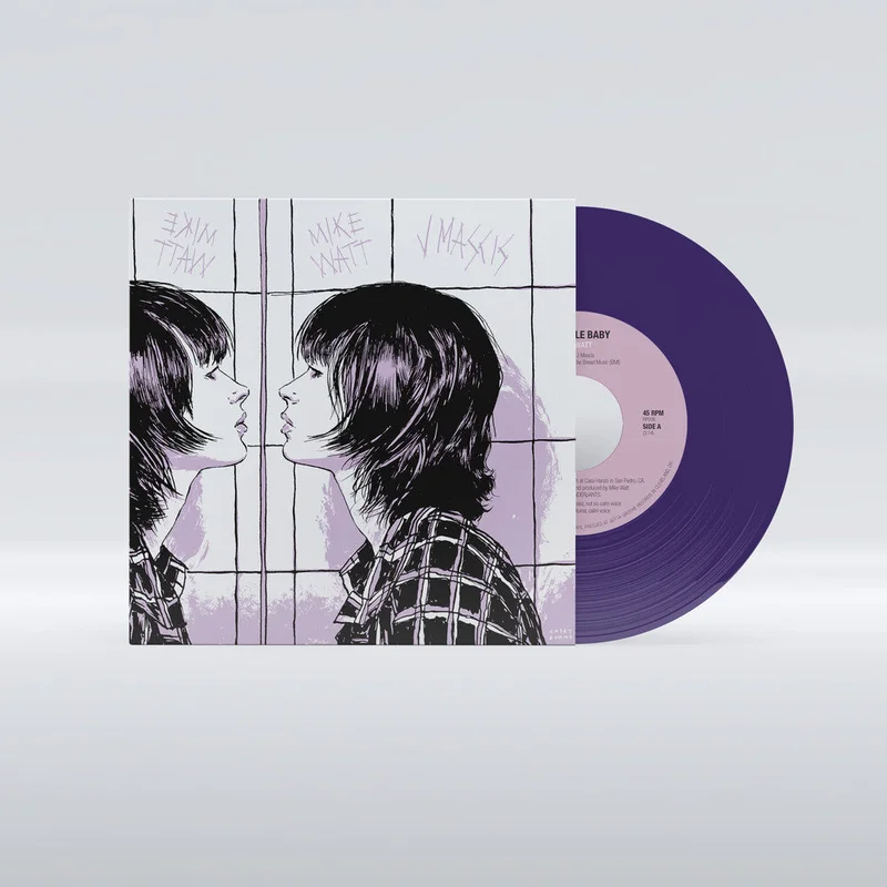 Mike Watt / J Mascis: split 7" (colored vinyl) (PRE-ORDER)