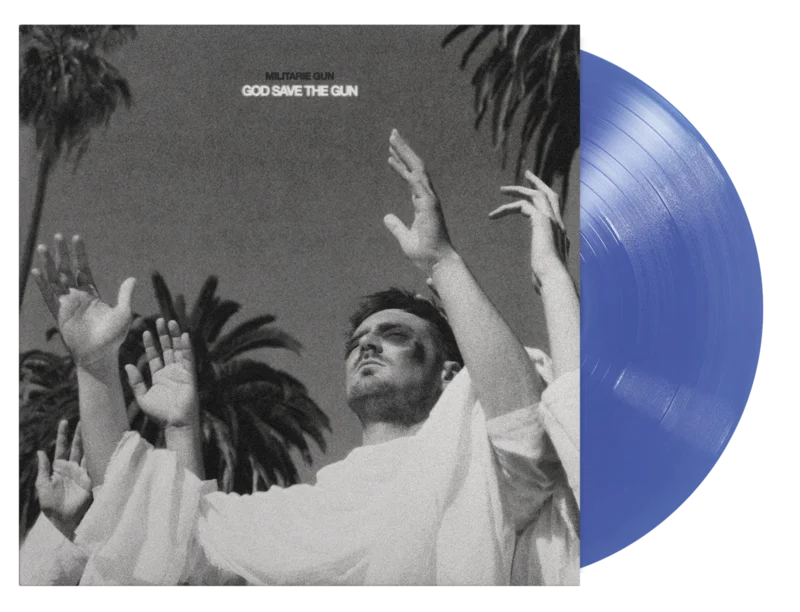 MILITARIE GUN GOD SAVE THE GUN LP - EXCLUSIVE - LTD. 300 - TRANSLUCENT BLUE