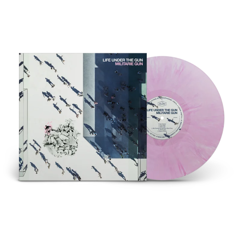 MILITARIE GUN LIFE UNDER THE GUN LP - LTD. 500 - PINK MARBLE