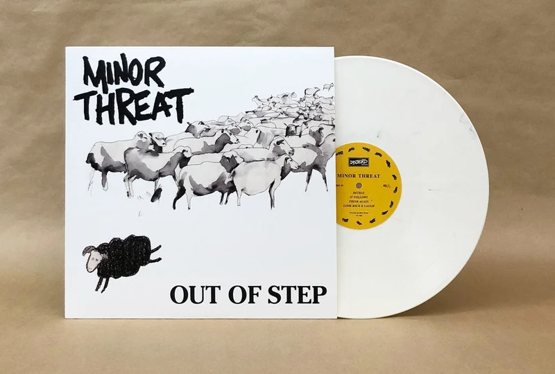 MINOR THREAT 'OUT OF STEP' 12" EP - WHITE