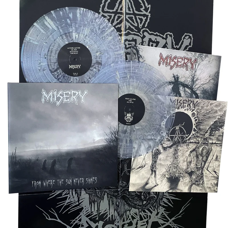 Misery: From Where The Sun Never Shines 12" silver vinyl