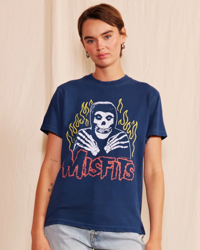 MISFITS - CRIMSON GHOST T-SHIRT Navy