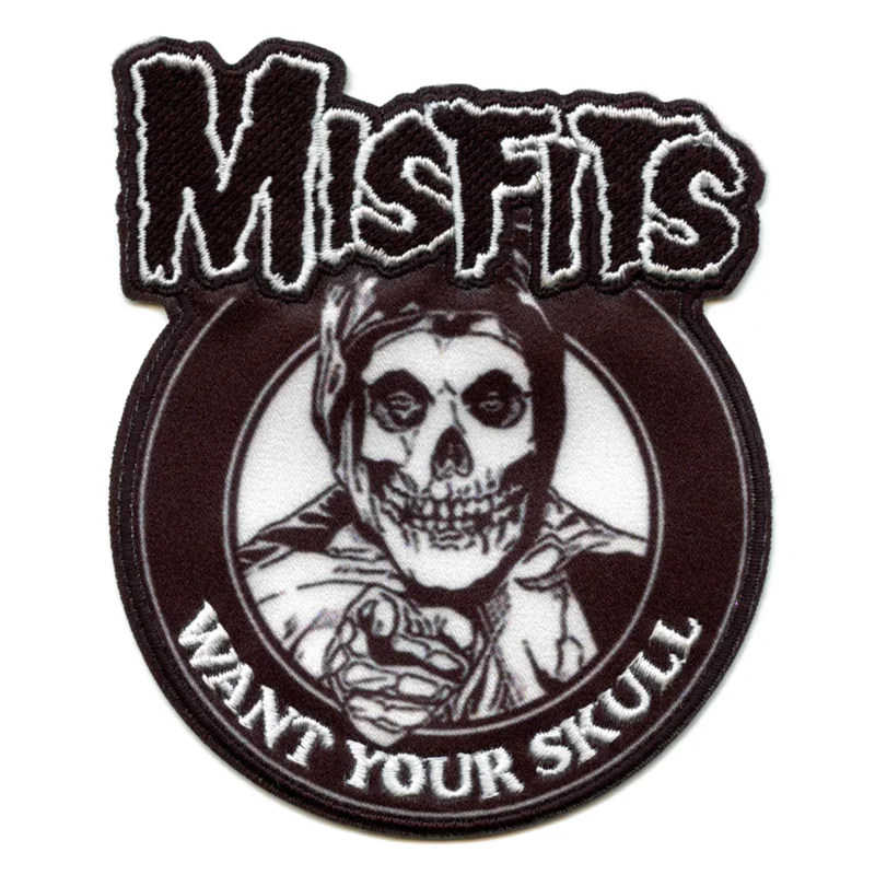 MISFITS - WANT YOUR SKULL - PATCH