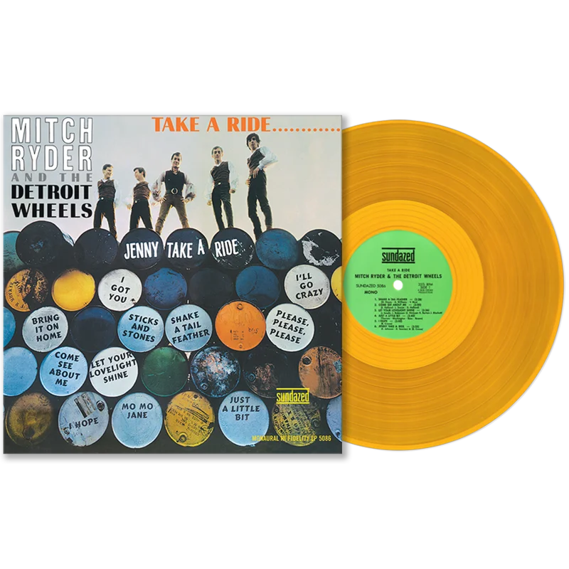 MITCH RYDER & THE DETROIT WHEELS 'TAKE A RIDE...' LP - GOLD