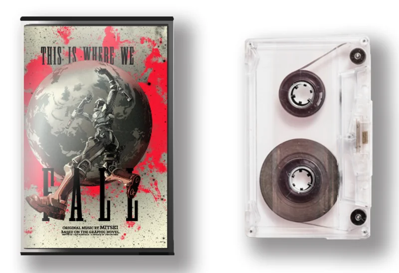MITSKI 'THIS IS WHERE WE FALL' COMIC SOUNDTRACK CASSETTE