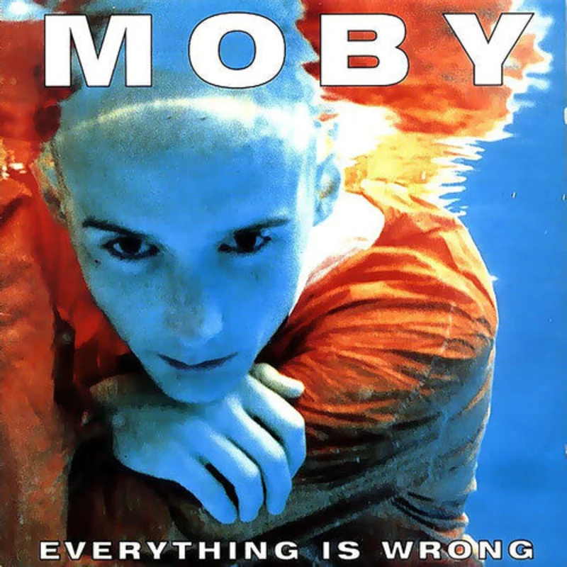MOBY 'EVERYTHING IS WRONG' LP - LIGHT BLUE