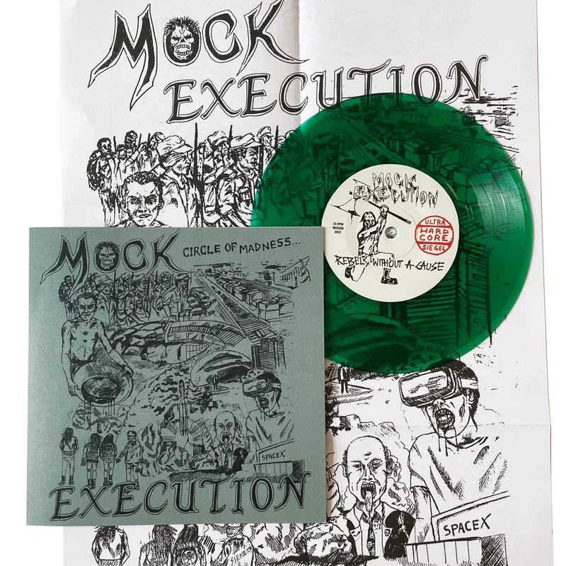 Mock Execution: Circle Of Madness 7" Black Vinyl