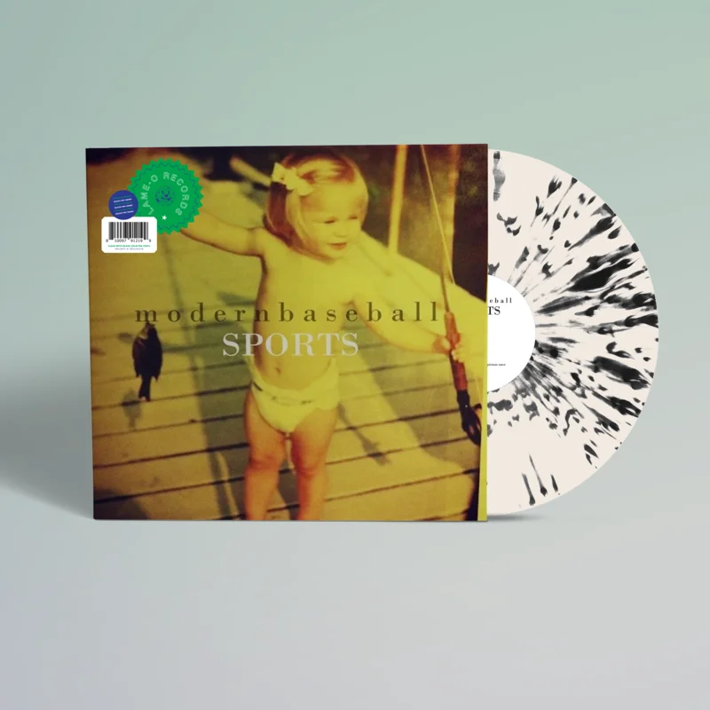 MODERN BASEBALL SPORTS LP - LTD. 400 - CLEAR/BLACK SPLATTER
