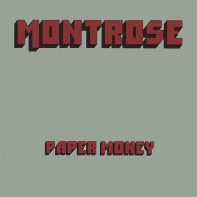 MONTROSE 'PAPER MONEY' LP - TRANSLUCENT RED