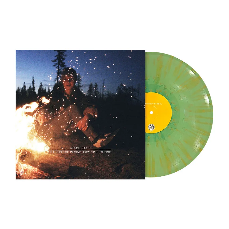 MOOSE BLOOD I'LL KEEP YOU IN MIND, FROM TIME TO TIME LP - LTD. 300 - COKE BOTTLE CLEAR/FOREST GREEN/GOLD SPLATTER